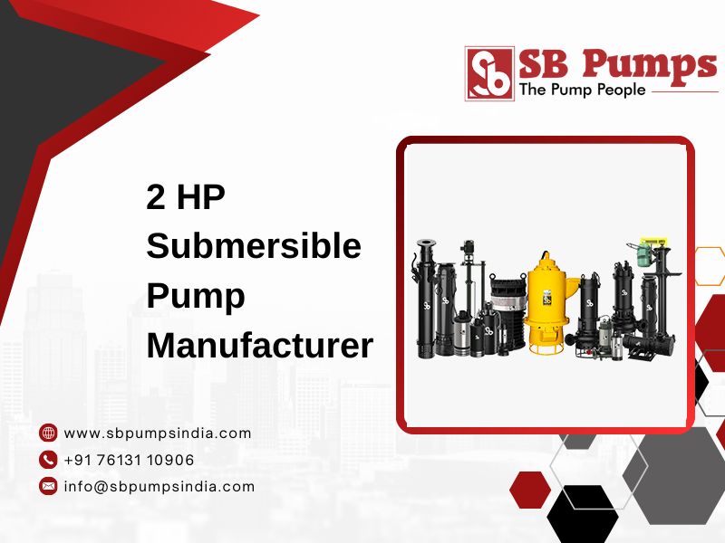 2 HP Submersible Pump Manufacturer
