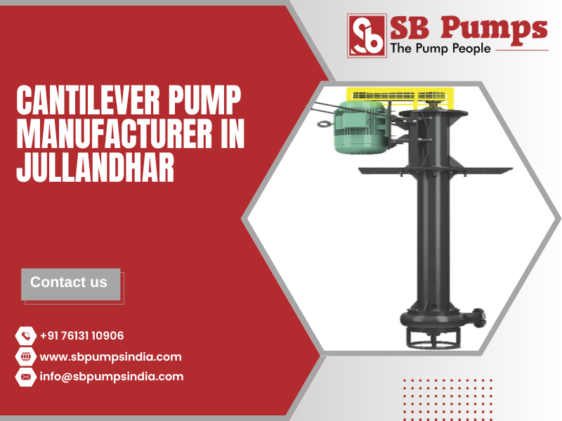 Cantilever Pump Manufacturer in Jullandhar