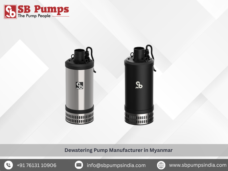 Dewatering Pump Manufacturer in Myanmar