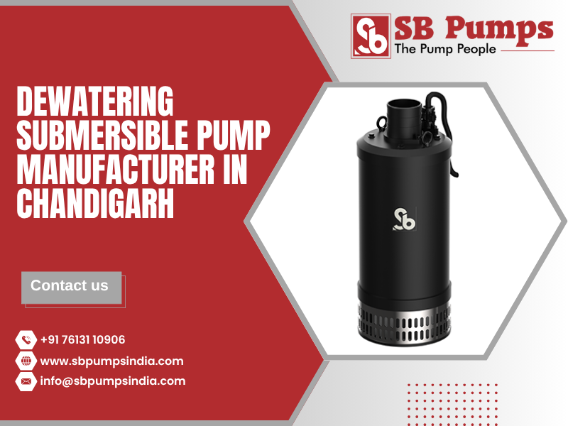 Dewatering Submersible Pump Manufacturer in Chandigarh