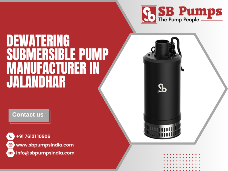 Dewatering Submersible Pump Manufacturer in Jalandhar