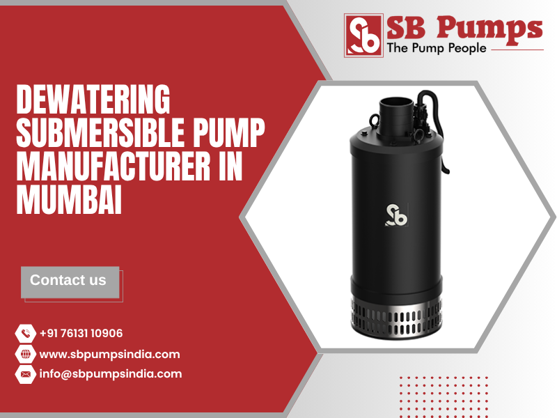 Dewatering Submersible Pump Manufacturer in Mumbai