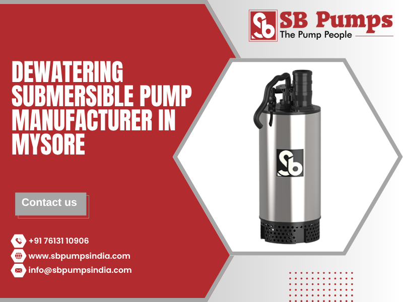 Dewatering Submersible Pump Manufacturer in Mysore