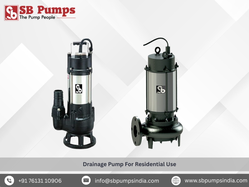 Drainage Pump For Residential Use