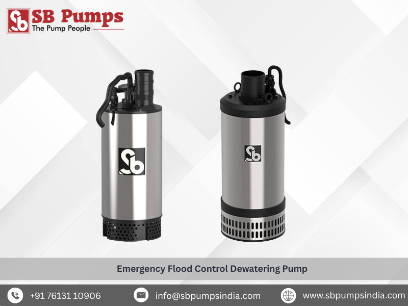Emergency Flood Control Dewatering Pump