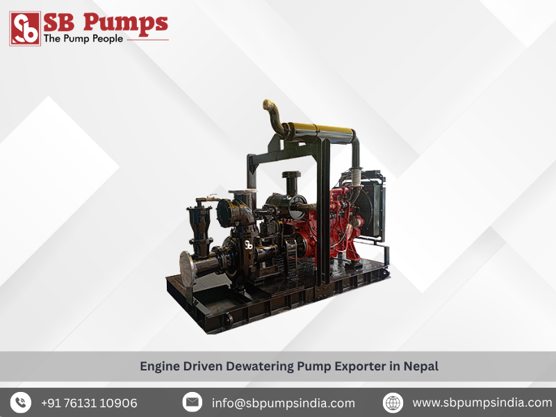 Engine Driven Dewatering Pump Exporter in Nepal