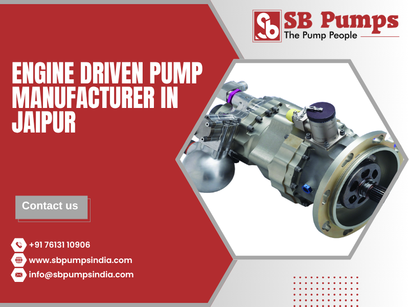 Engine Driven Pump Manufacturer in Jaipur