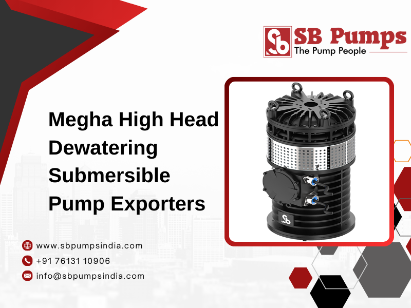 Megha High Head Dewatering Submersible Pump Exporters