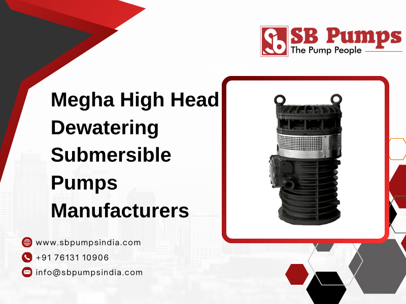 Megha High Head Dewatering Submersible Pumps Manufacturers