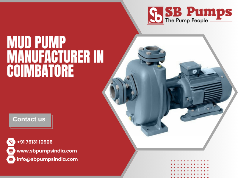 Mud Pump Manufacturer in Coimbatore