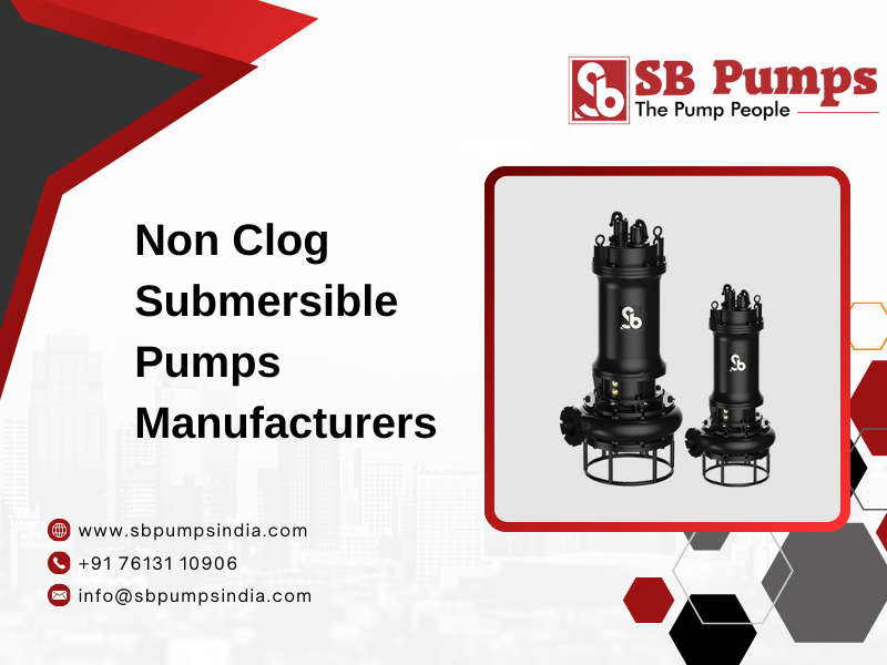 Non Clog Submersible Pumps Manufacturers