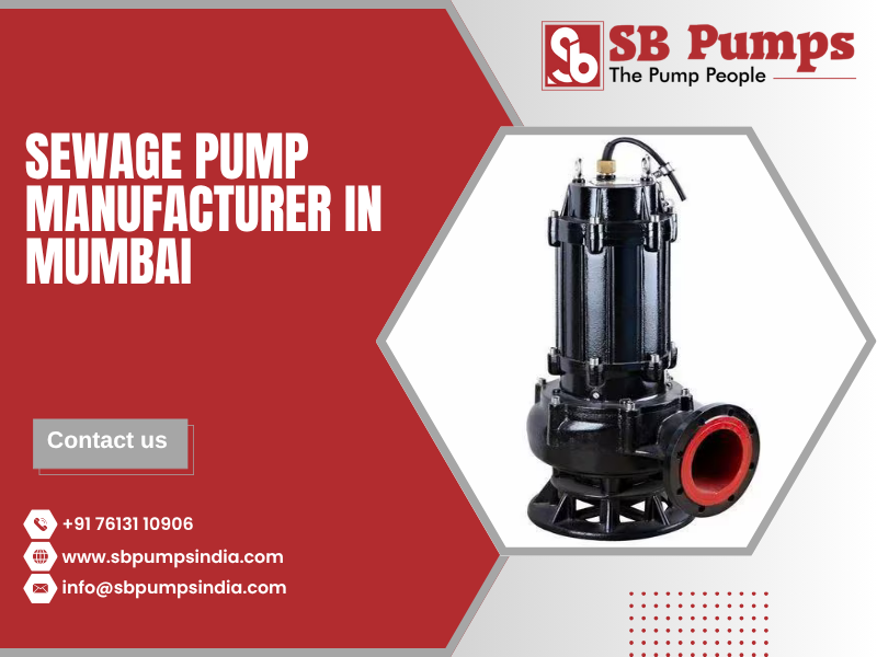 Sewage Pump Manufacturer in Mumbai