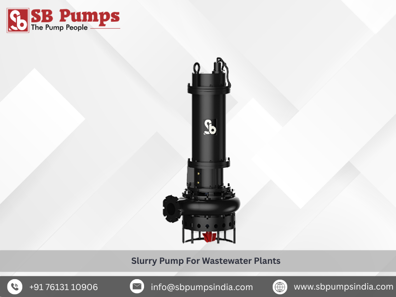 Slurry Pump For Wastewater Plants