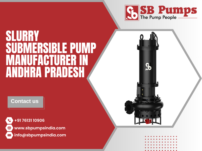 Slurry Submersible Pump Manufacturer in Andhra Pradesh
