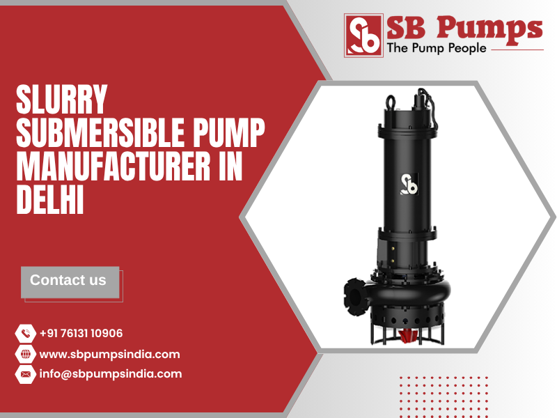 Slurry Submersible Pump Manufacturer in Delhi