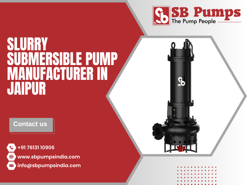 Slurry Submersible Pump Manufacturer in Jaipur