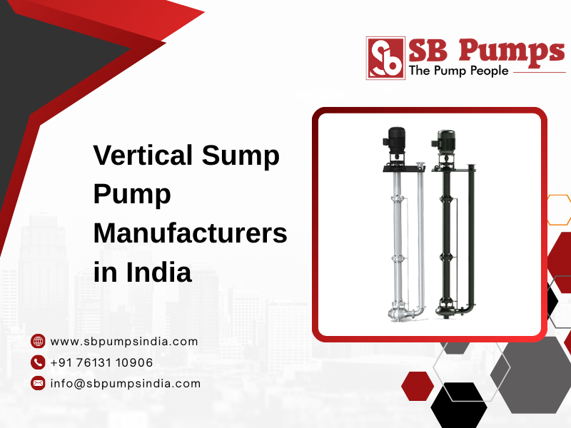 Vertical Sump Pump Manufacturers in India