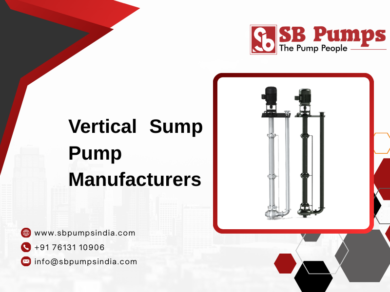 Vertical Sump Pump Manufacturers